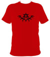 Tribal Tattoo T-shirt - T-shirt - Red - Mudchutney