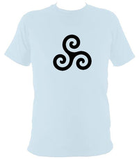 Triskelion Celtic Design T-shirt - T-shirt - Light Blue - Mudchutney
