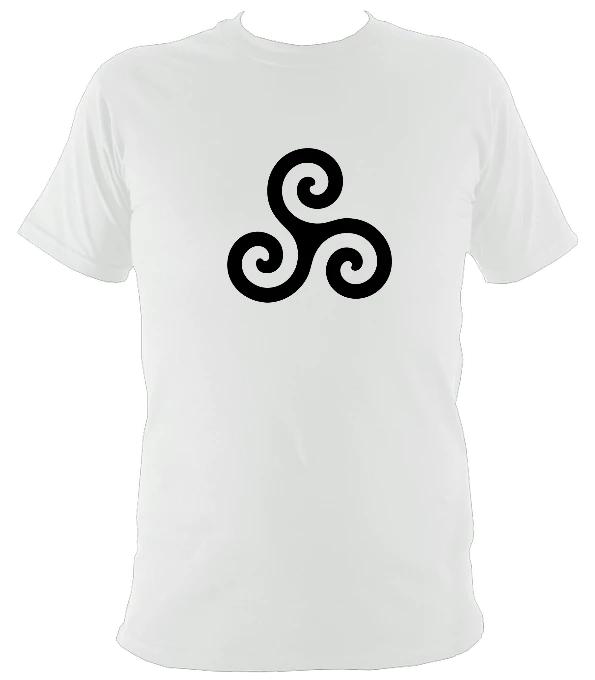 Triskelion Celtic Design T-shirt - T-shirt - White - Mudchutney