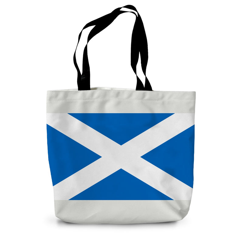 Scottish Saltire Flag Canvas Tote Bag