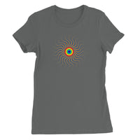 Colourful Wavy Sun Women's T-Shirt