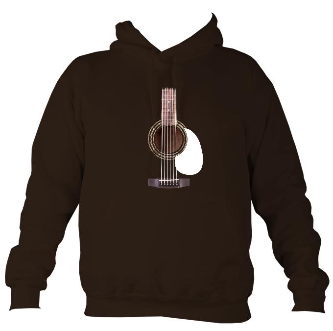 Guitar Strings and Neck Hoodie-Hoodie-Hot chocolate-Mudchutney