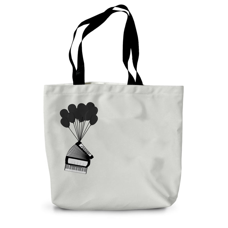Banksy Style Accordion Canvas Tote Bag