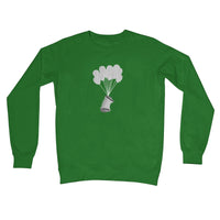 Banksy Style Concertina Crew Neck Sweatshirt