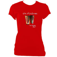 update alt-text with template The Drystones "We Happy Few" Ladies Fitted T-shirt - T-shirt - Red - Mudchutney