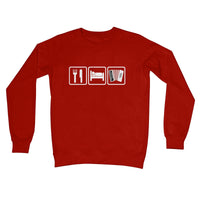 Eat Sleep & Play Melodeon Crew Neck Sweatshirt