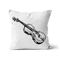 Fiddle Sketch Cushion