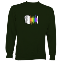 Rainbow Sound Wave Melodeon Sweatshirt