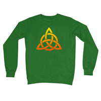 Fiery Celtic Trinity Crew Neck Sweatshirt