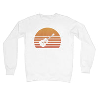 Sunset Guitar Crew Neck Sweatshirt