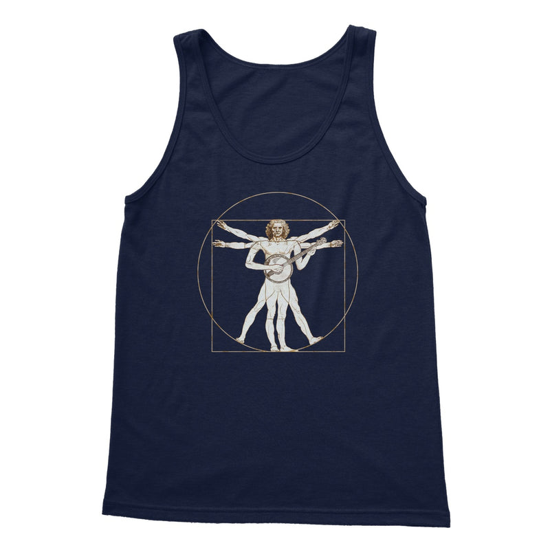 Da Vinci Vitruvian Man Banjo Tank Top