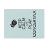 Keep Calm & Play Anglo Concertina Glass Chopping Board