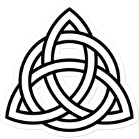 Triangular Celtic Knot Sticker