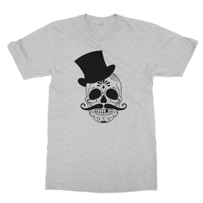 Skull in Top Hat Softstyle T-Shirt