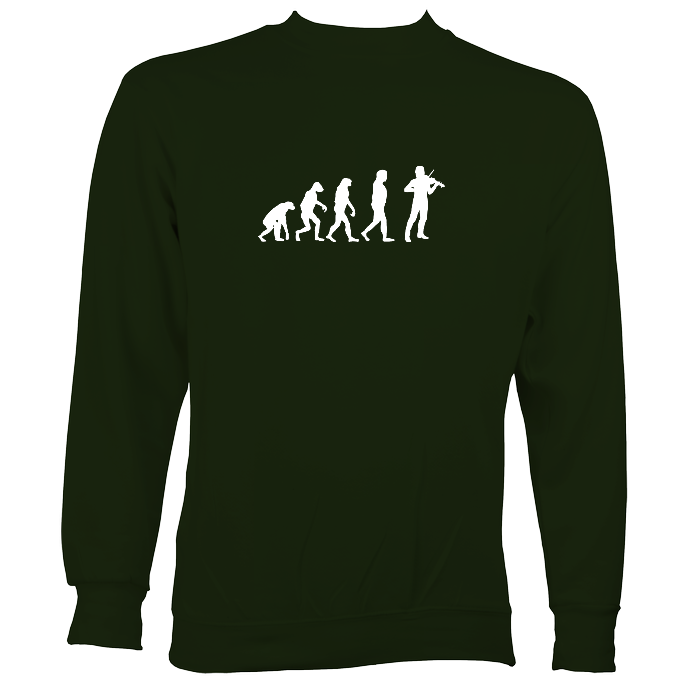 Evolution of Fiddle Players Sweatshirt