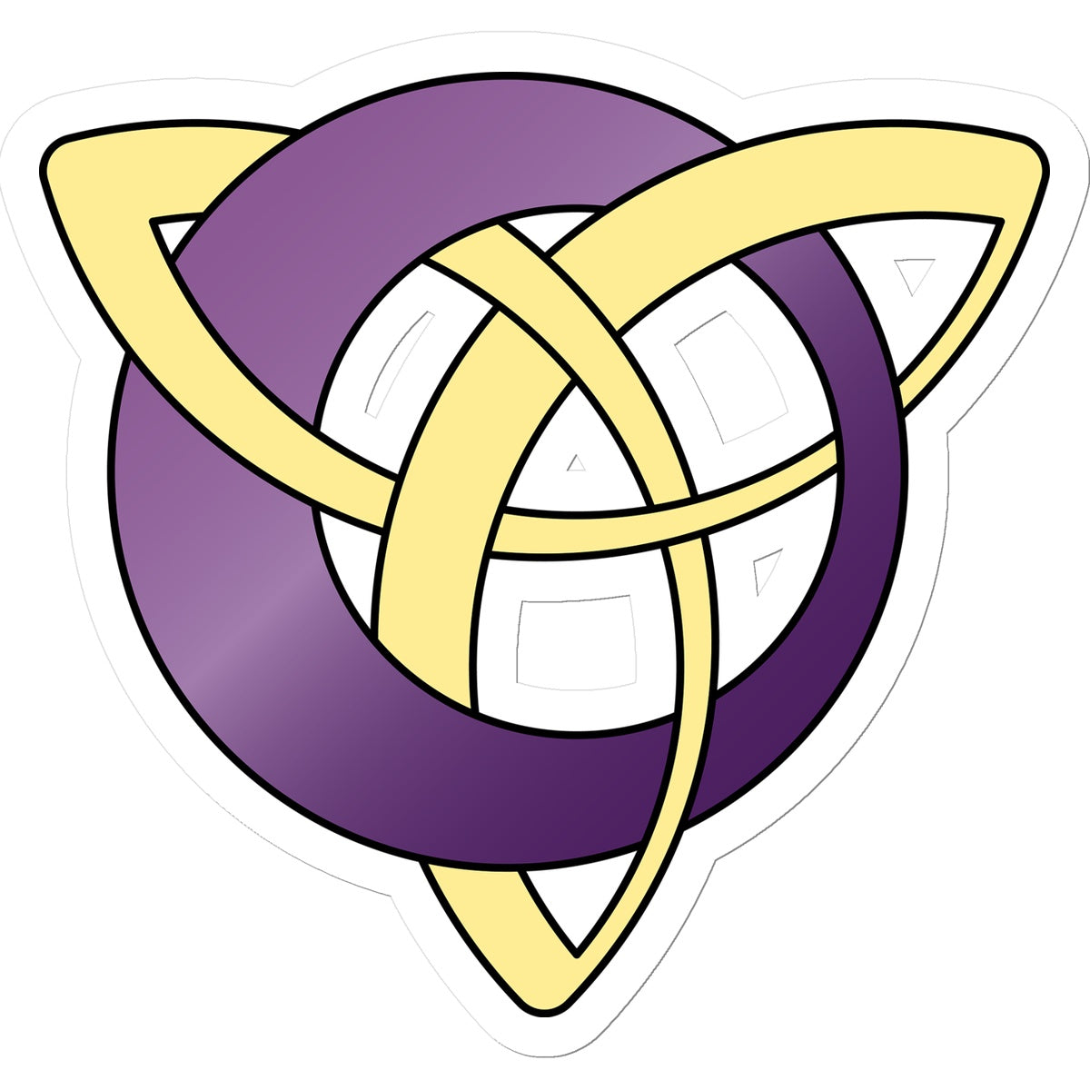 Modern Celtic Design Sticker