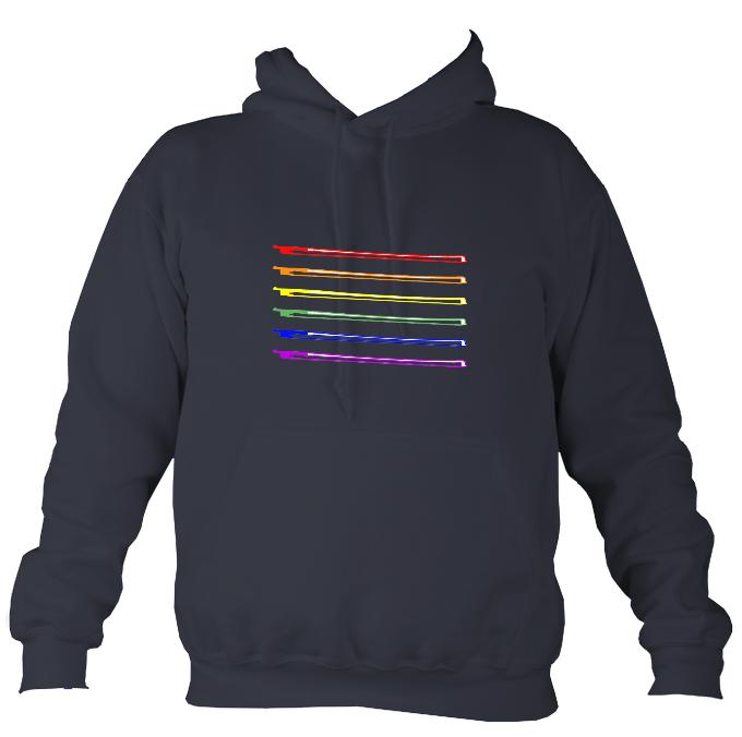 Rainbow Bows Hoodie-Hoodie-Denim-Mudchutney