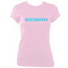 update alt-text with template Perspective Upside Down Ladies Fitted T-shirt - T-shirt - Light Pink - Mudchutney