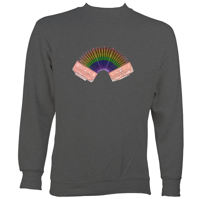Rainbow Accordion Sweatshirt