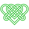 Celtic woven hearts Sticker