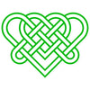 Celtic woven hearts Sticker