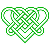 Celtic woven hearts Sticker
