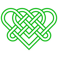 Celtic woven hearts Sticker