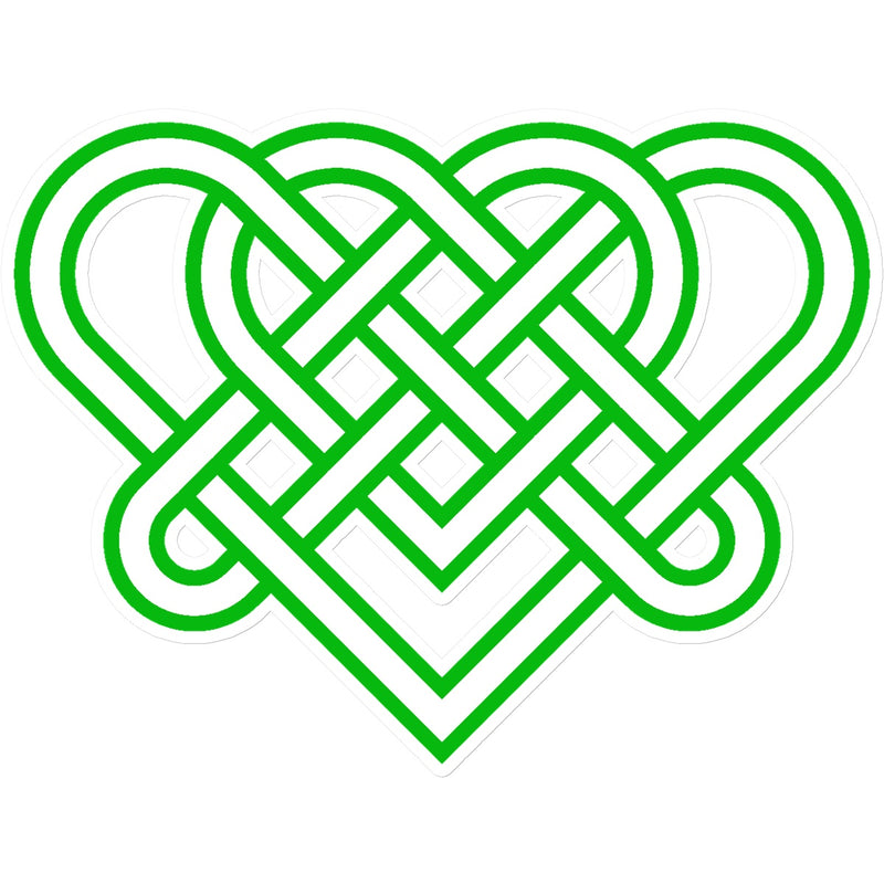 Celtic woven hearts Sticker