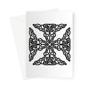 Complex Celtic Cross Greeting Card
