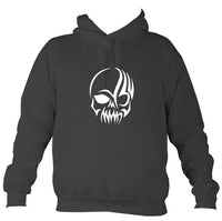 Tribal Simple Skull Hoodie-Hoodie-Charcoal-Mudchutney