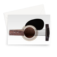 Guitar Neck and Strings Greeting Card