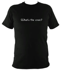 Irish "What's the Craic?" T-shirt - T-shirt - Black - Mudchutney