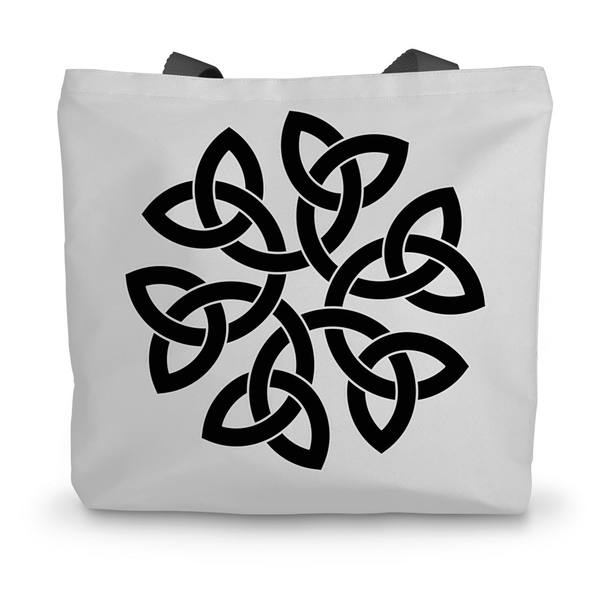 Celtic Flower Canvas Tote Bag