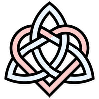 Woven Celtic Hearts Sticker