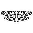 Celtic Eyes n Nose Sticker