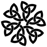 Celtic Flower Sticker
