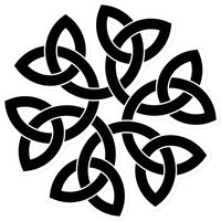 Celtic Flower Sticker