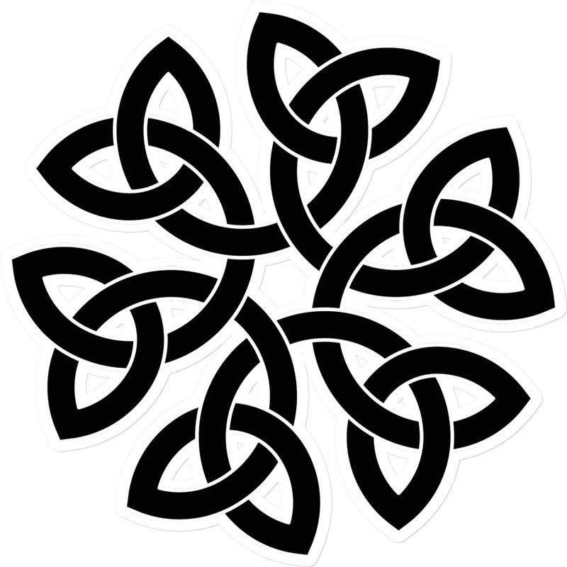 Celtic Flower Sticker