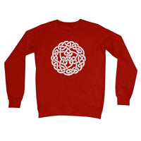 Celtic Woven Design Crew Neck Sweatshirt