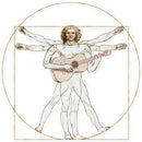 Da Vinci Guitar Sticker