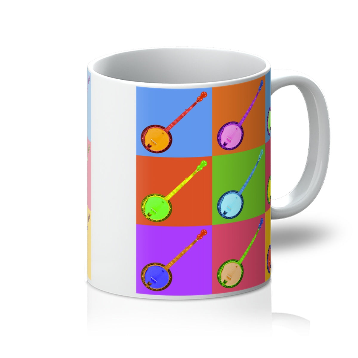 Warhol Style Banjos Mug