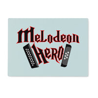 Melodeon Hero Glass Chopping Board