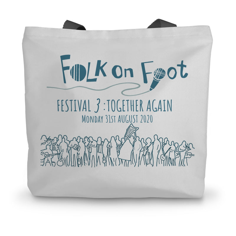 Folk on Foot 3 - Aug 2020 Canvas Tote Bag