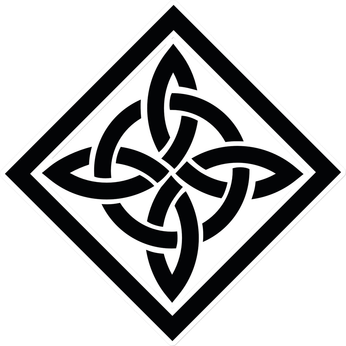 Celtic Diamond Sticker