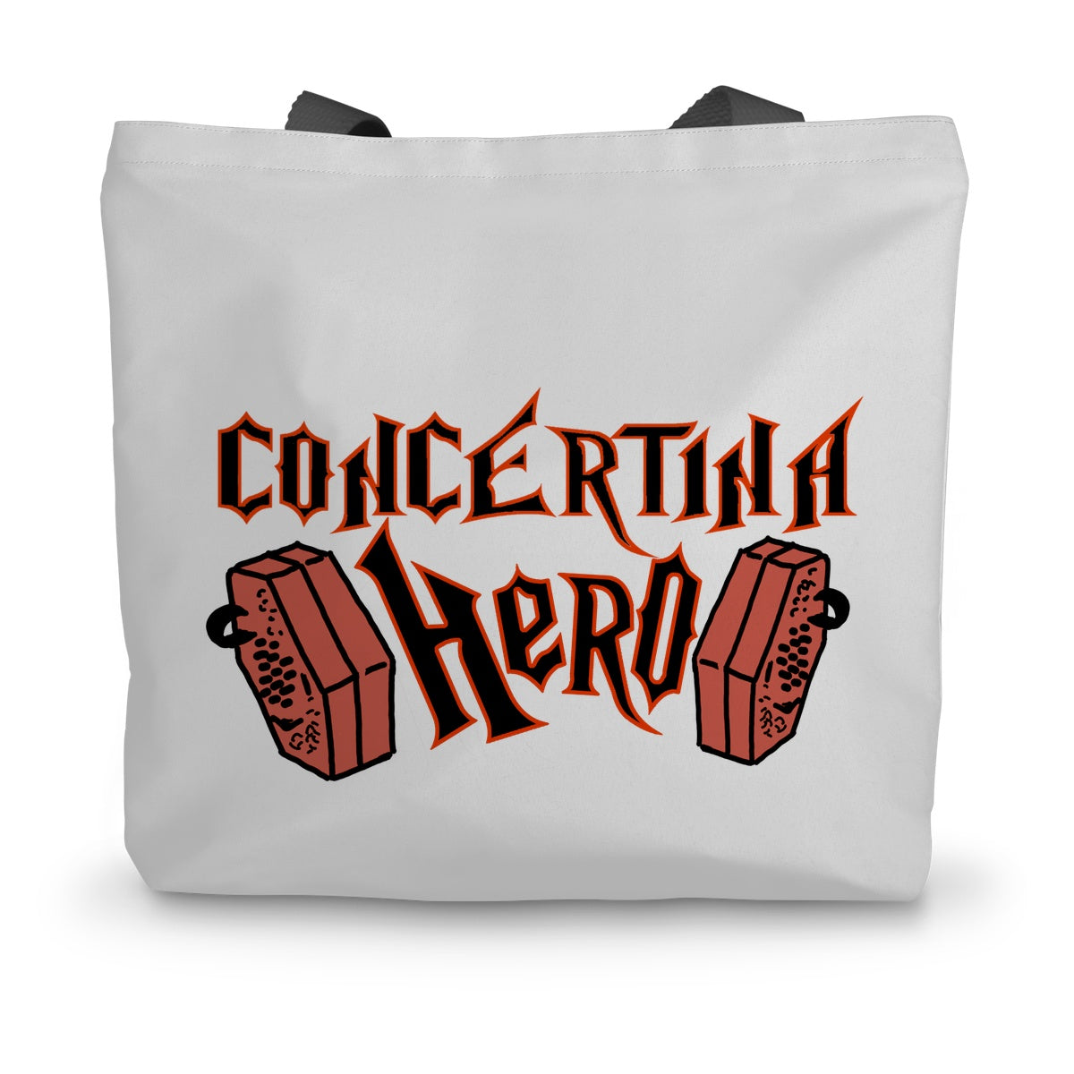 Concertina Hero Canvas Tote Bag