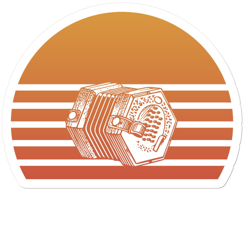 Sunset Concertina Sticker