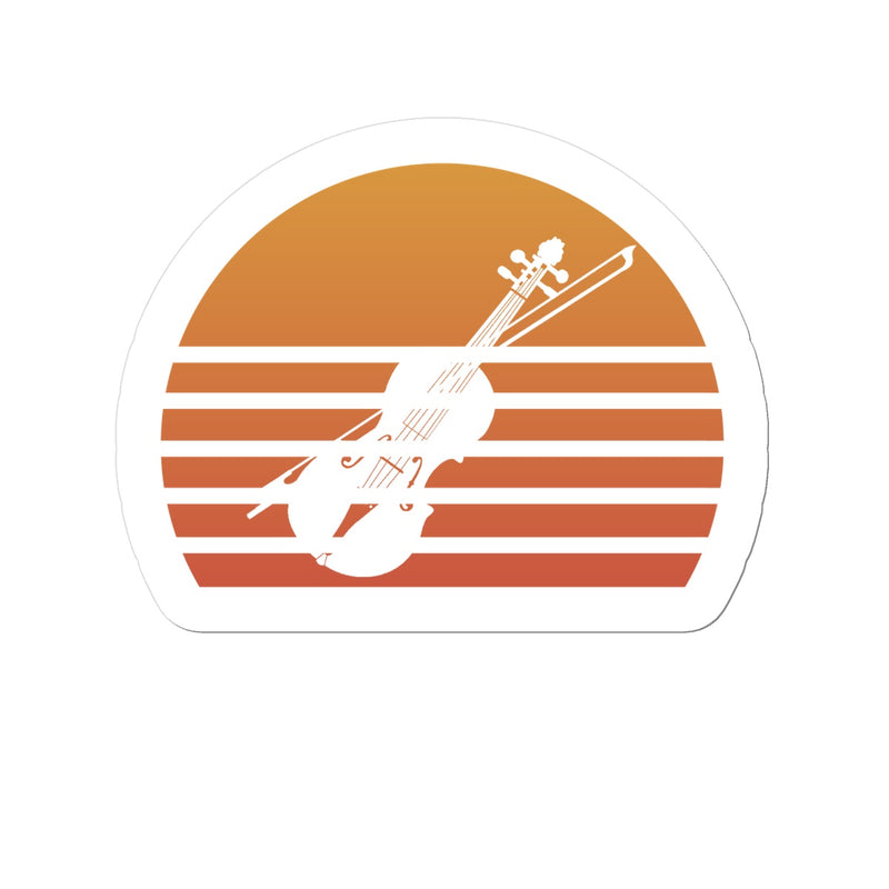 Sunset Fiddle Sticker