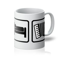 Eat Sleep & Play Accordion Mug