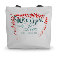 Folk on Foot 4 - Feb 21 Canvas Tote Bag