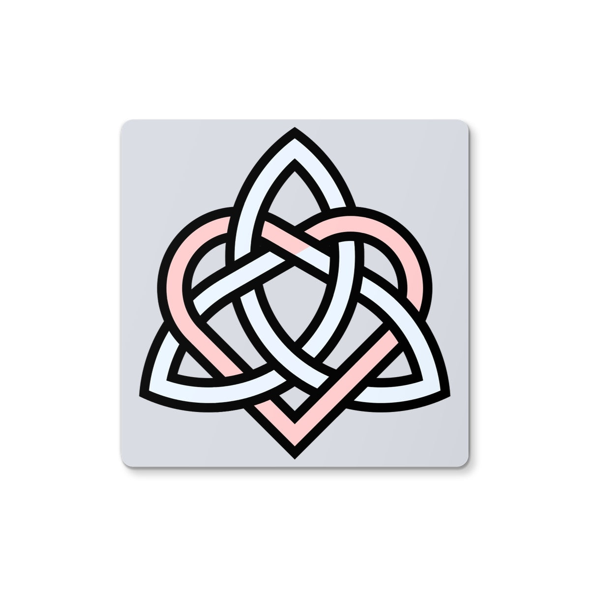 Woven Celtic Hearts Coaster